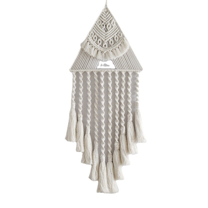 Handwoven Home Decor Triangle Dream Catcher Pendant Handwoven Home Decor Triangle Dream Catcher Pendant